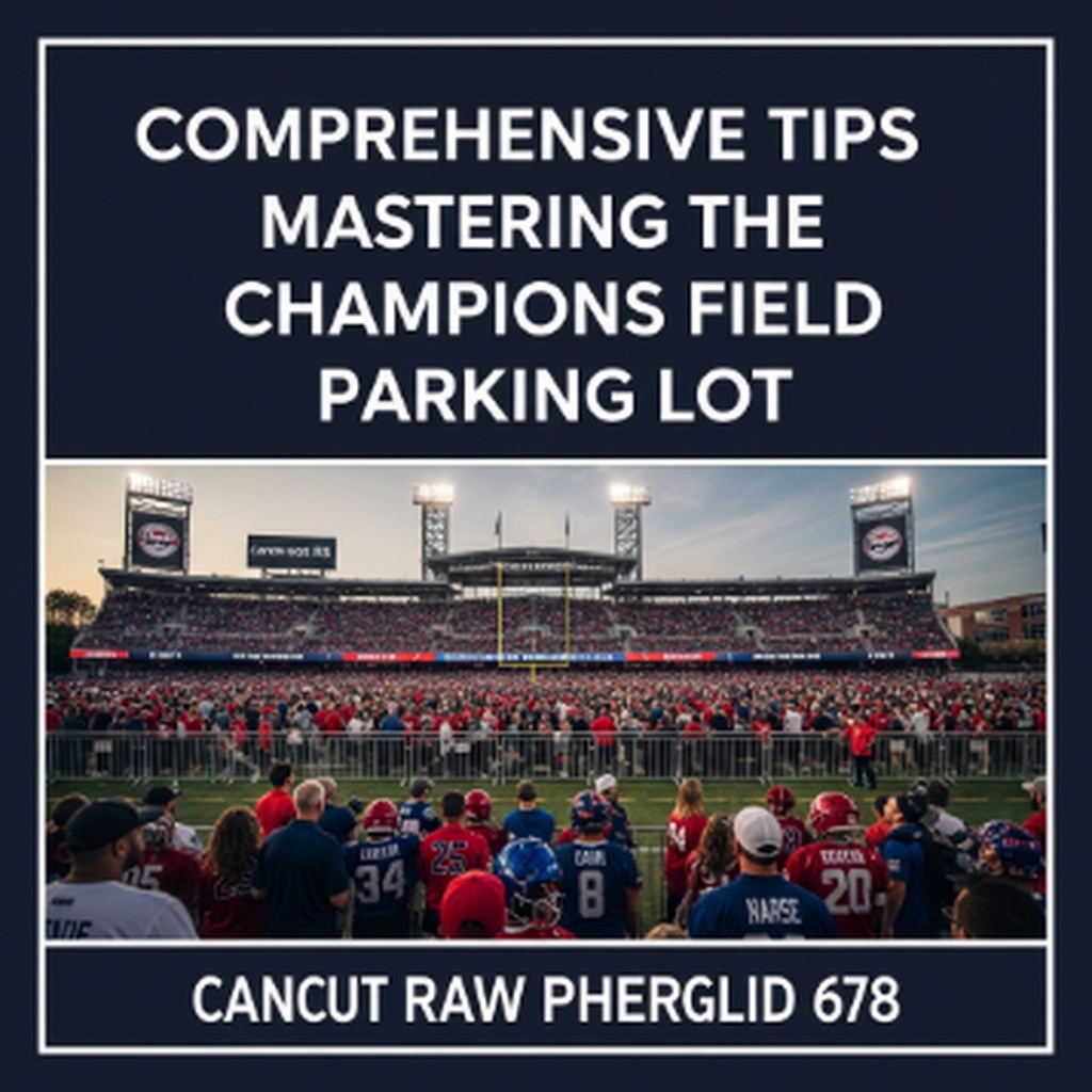 챔피언스필드 주차장 완벽 공략 꿀팁 총정리
