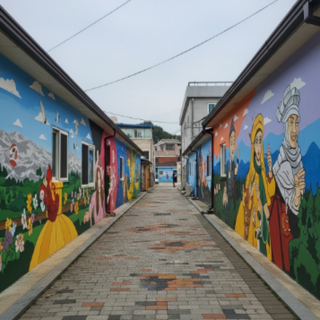 통영 동피랑 벽화마을 예술 여행 및 인생샷 포토존 탐방