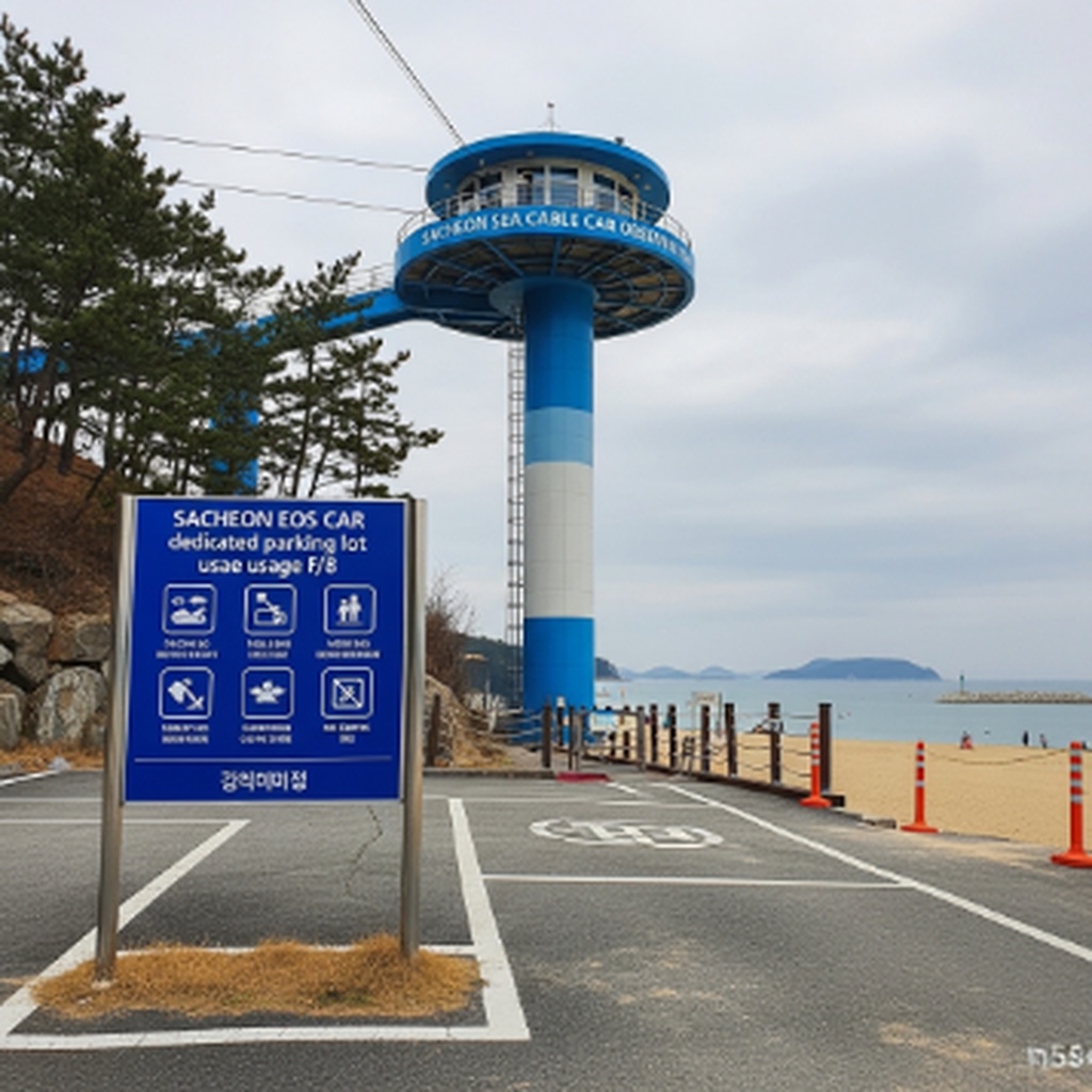 사천 바다케이블카 전용 주차장 및 아쿠아리움 이용 방법