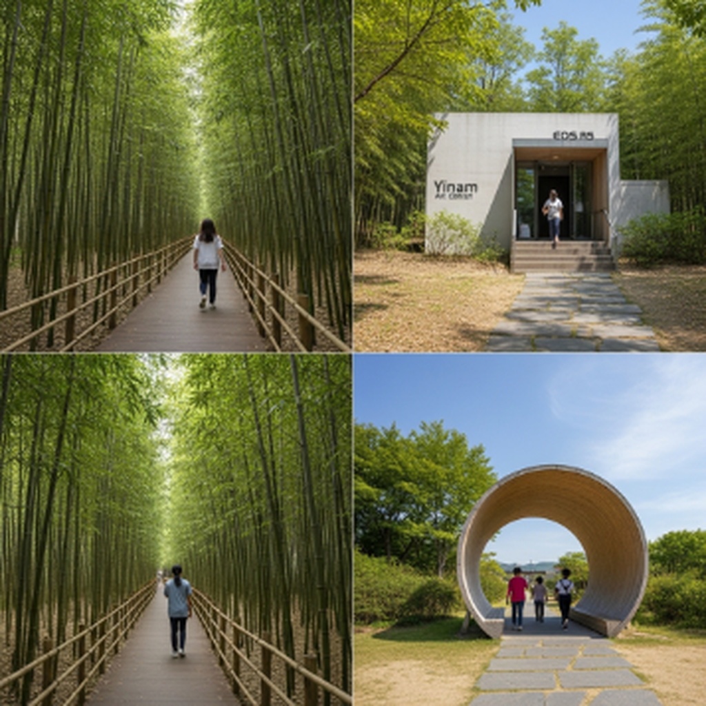 담양 죽녹원 대나무 숲길 힐링 산책 및 이이남아트센터 관람