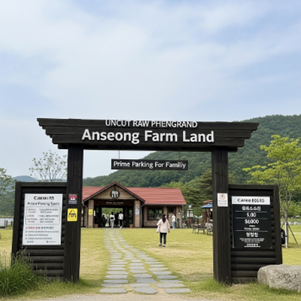 안성 팜랜드 가족 단위 방문객 주차 명당 및 주차 요금 정보