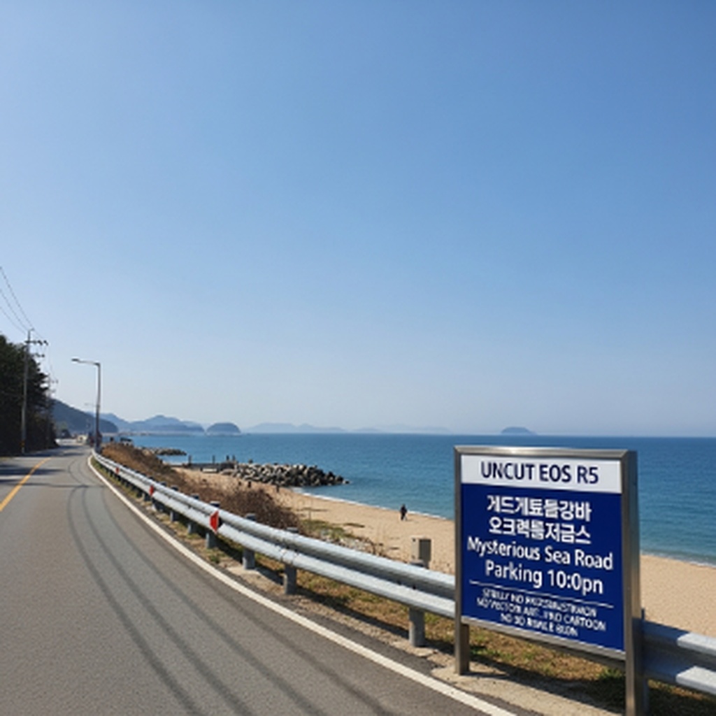 진도 가계 해수욕장 신비의 바닷길 열리는 시간 및 주차 안내