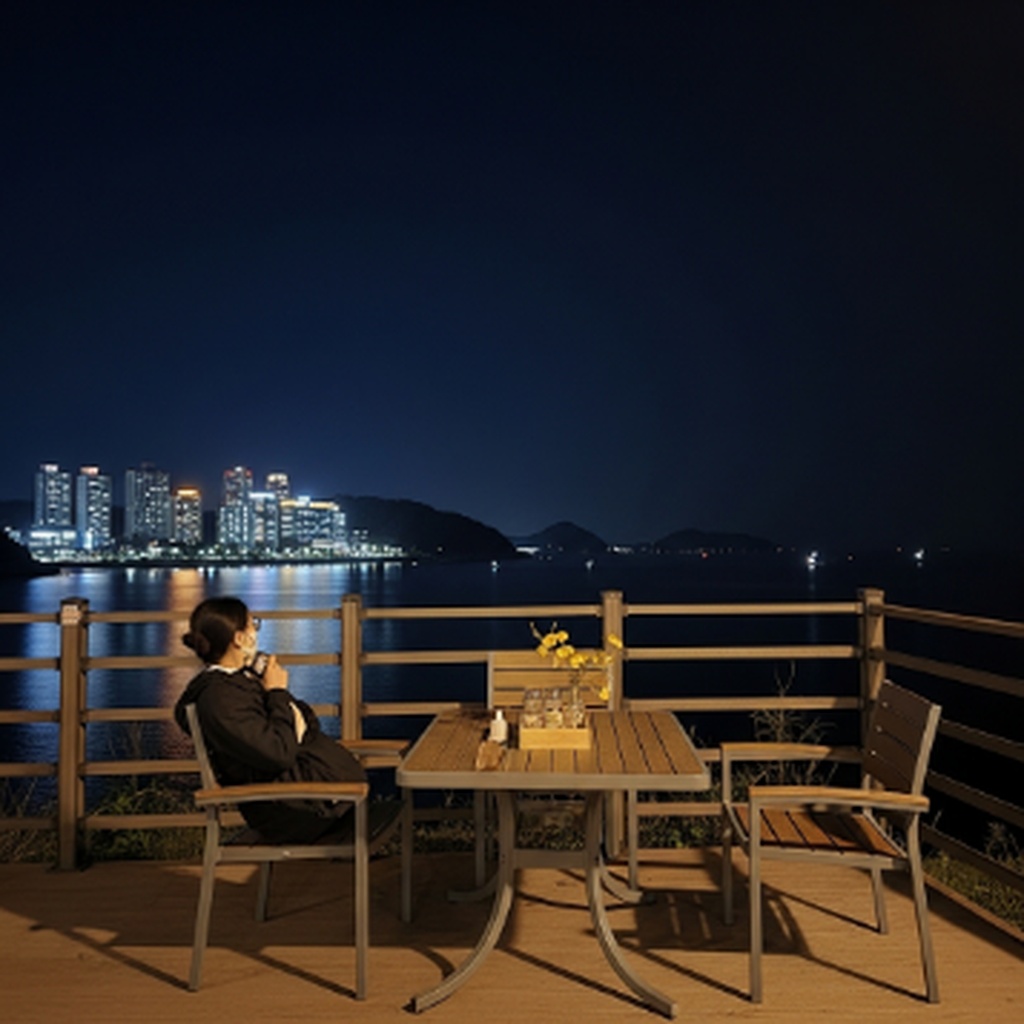 함평 돌머리 해수욕장 야경 감상과 효율적인 주차장 이용 방법