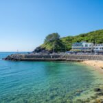 울릉도 내수전 몽돌해변 스노클링 포인트 및 주차 시설