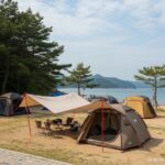 대천 해수욕장 텐트 설치 가능한 구역 및 야영장 예약 방법