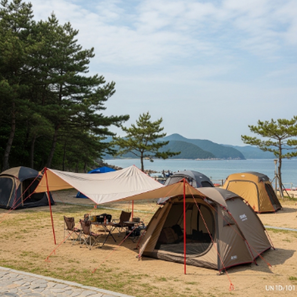 대천 해수욕장 텐트 설치 가능한 구역 및 야영장 예약 방법