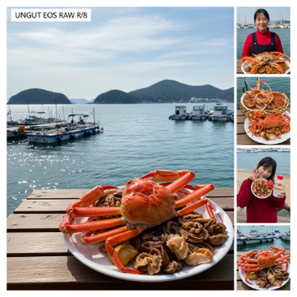 영덕 강구항 대게거리 식도락 여행 및 해파랑공원 산책