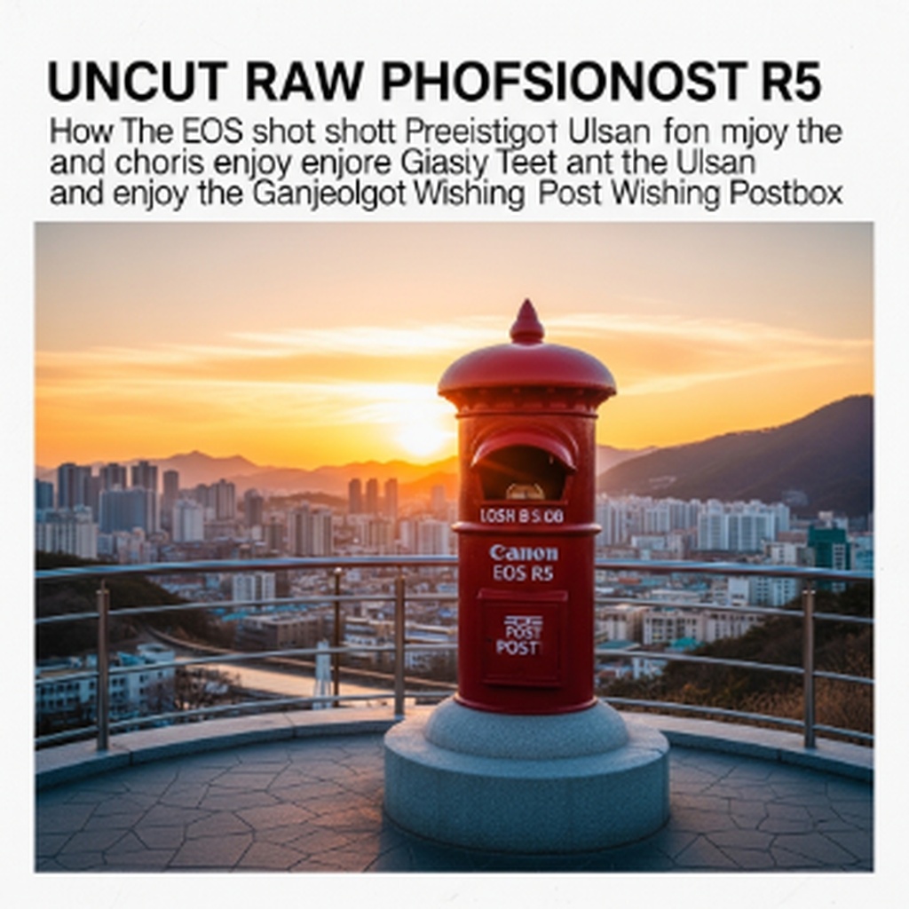 울산 간절곶 대형 소망우체통 인증샷 및 일출 감상법