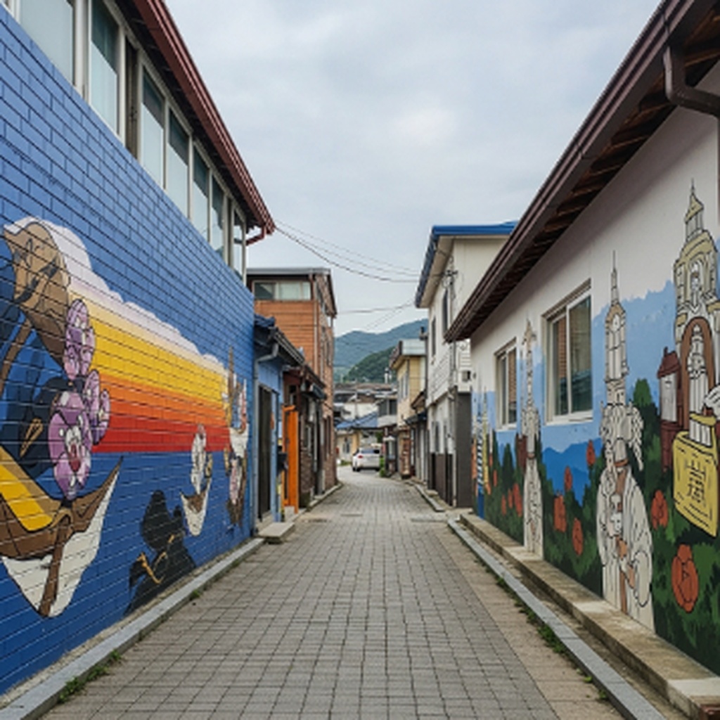 통영 동피랑 벽화마을 예술 여행 및 인생샷 포토존 탐방