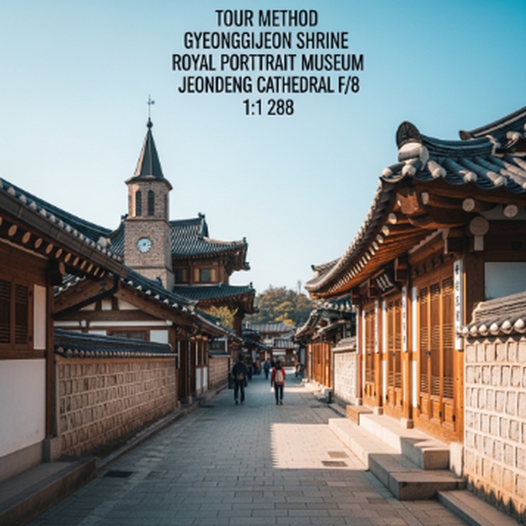 전주 한옥마을 경기전 어진 박물관 및 전동성당 투어 방법