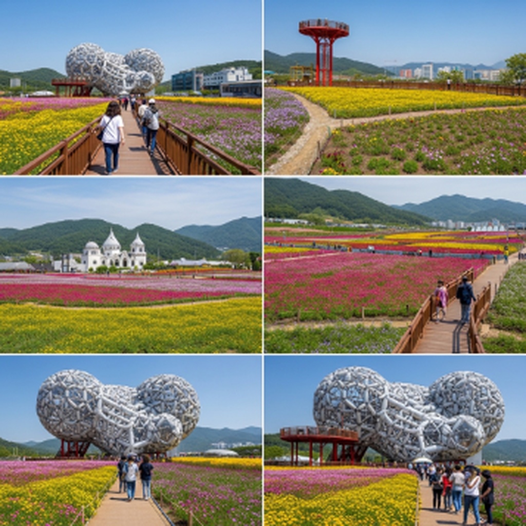 순천만 국가정원 꽃 박람회 관람 코스 및 스카이큐브 탑승법