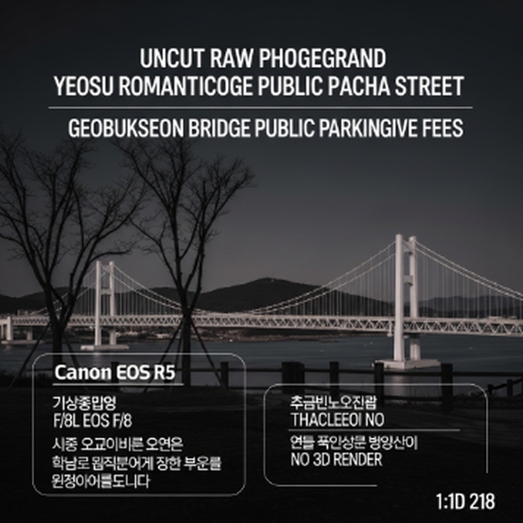 여수 낭만포차 거리 거북선대교 공영주차장 위치 및 요금 총정리 방법