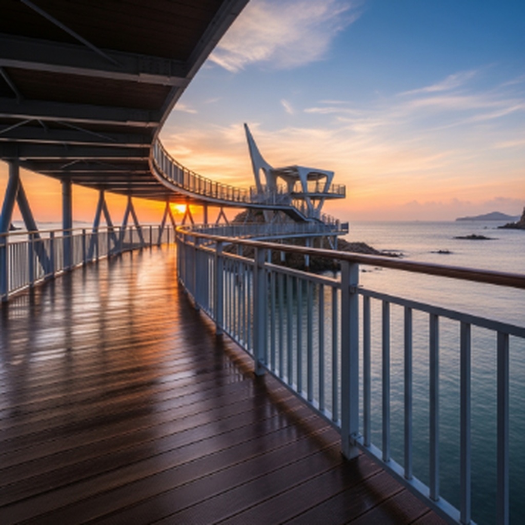 목포 고하도 해상데크 바다 위 걷기 여행 및 전망대 관람법
