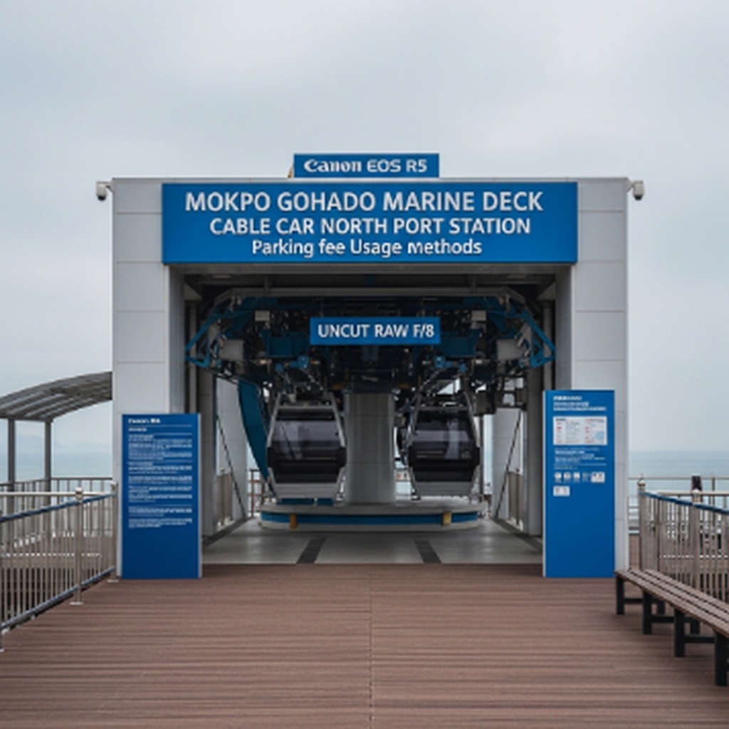 목포 고하도 해상데크 케이블카 북항 승강장 주차장 요금 정보와 이용 방법