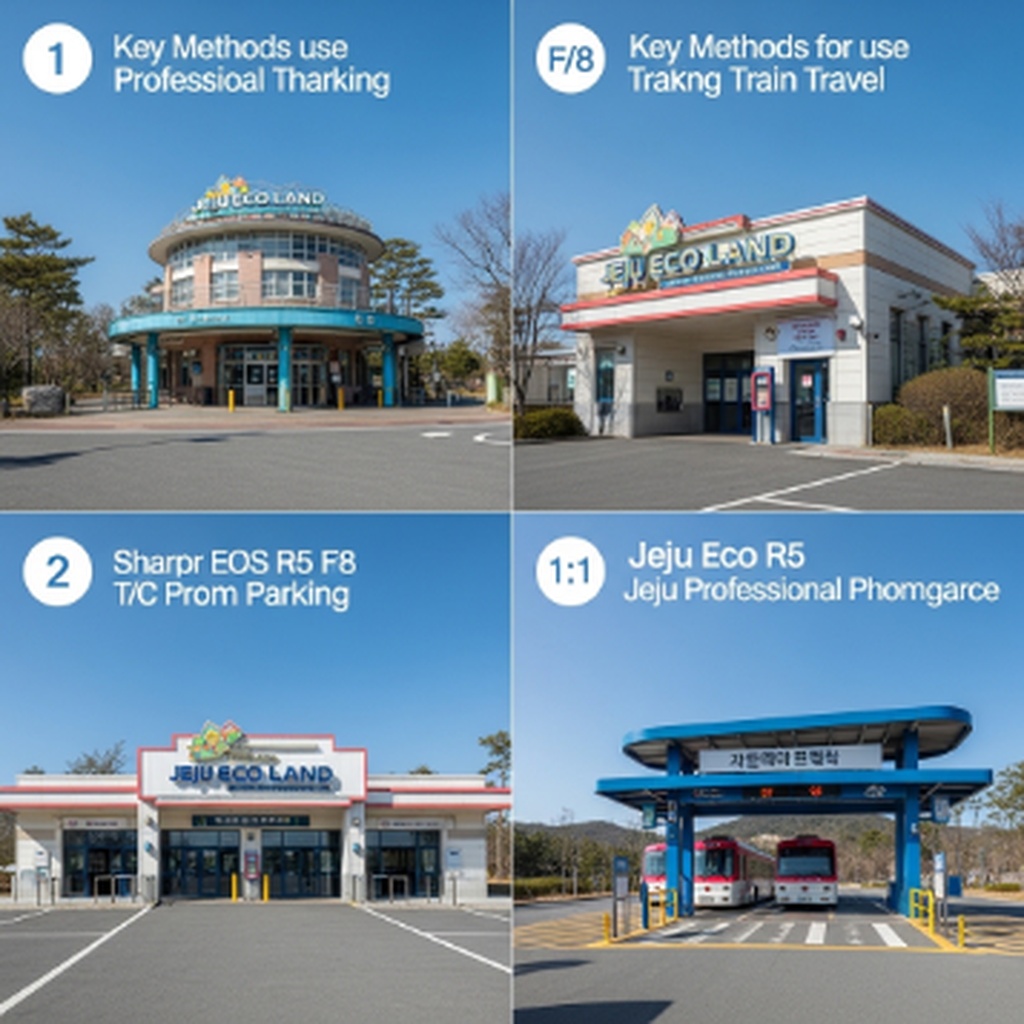 제주 에코랜드 테마파크 주차장 이용 및 기차 여행 핵심 방법