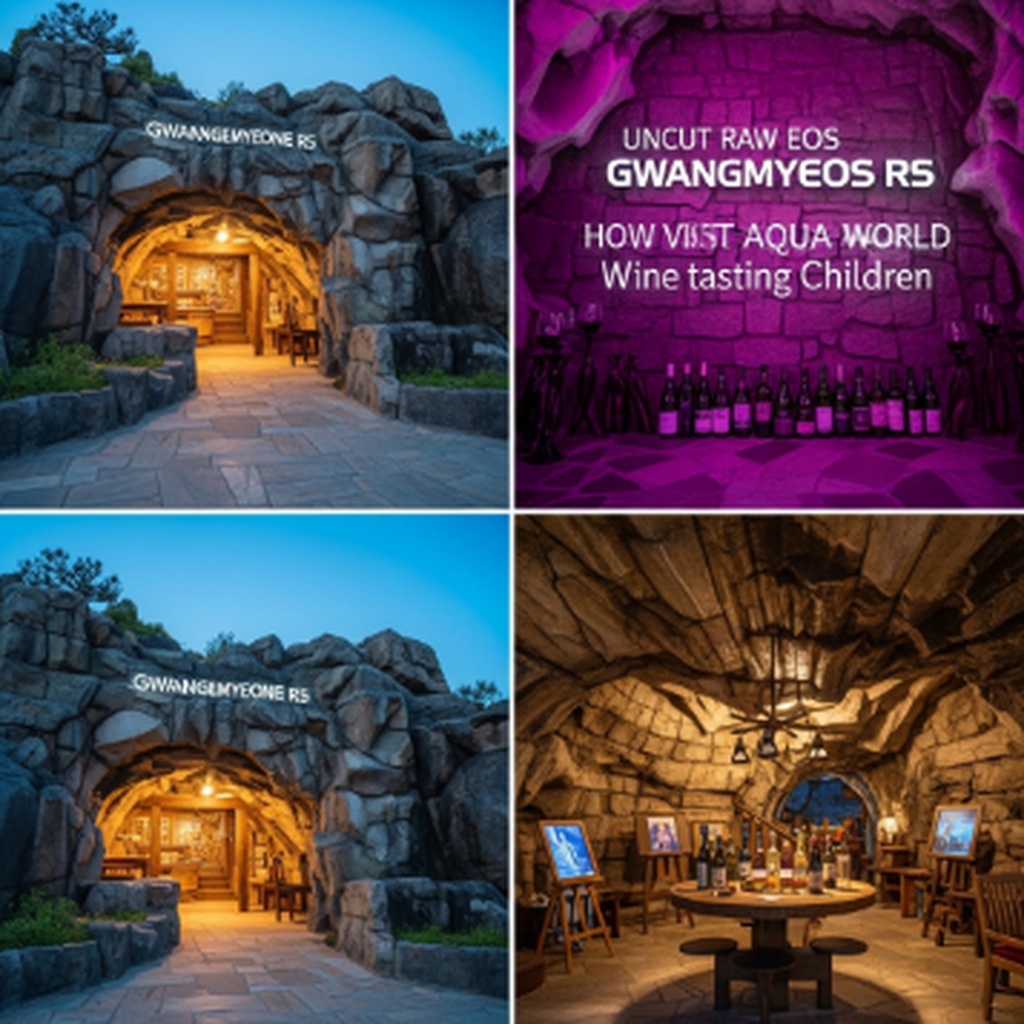 광명동굴 와인 시음 프로그램 체험 및 아쿠아월드 아이와 방문 방법