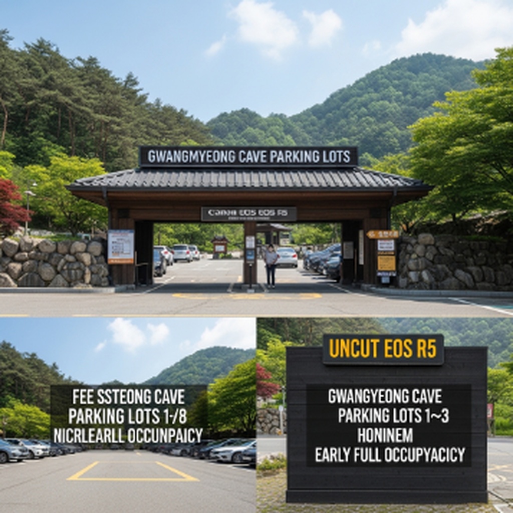 광명동굴 제1~3주차장 요금 차이 및 조기 만차 시 대처 방법