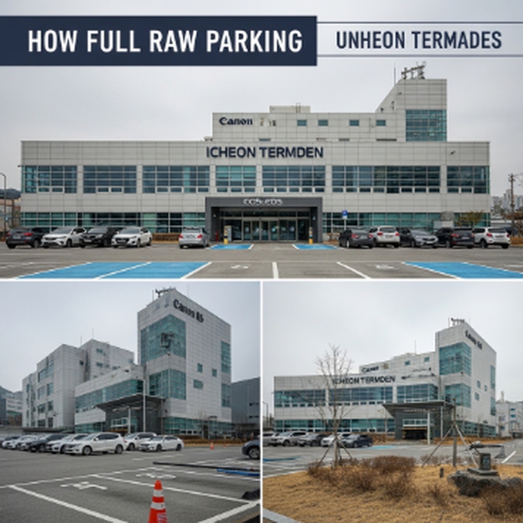 이천 테르메덴 주차장 만차 시 대처법과 효율적인 주차 방법