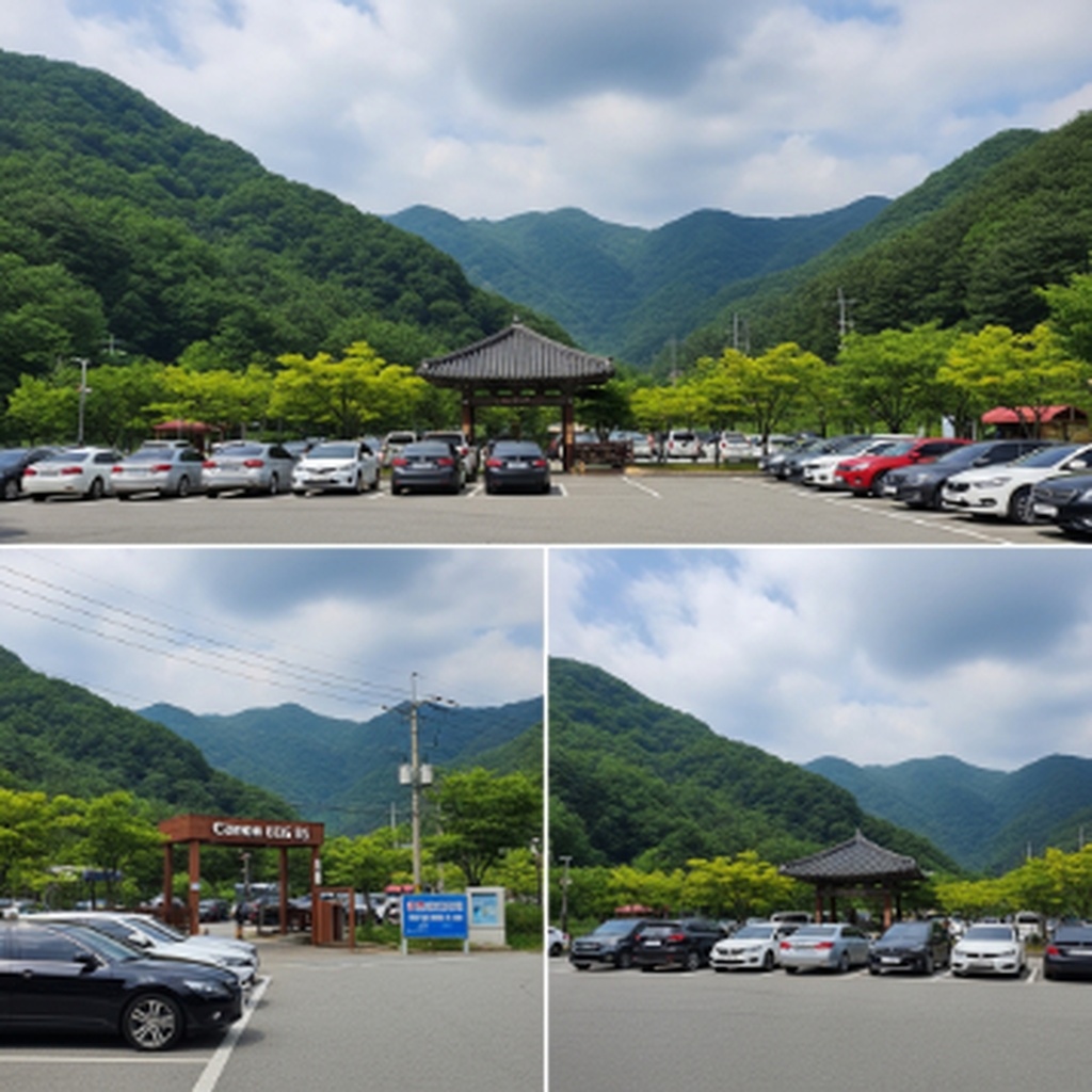 괴산 쌍곡계곡 명당 자리 및 주차장 만차 시 대안 주차 구역