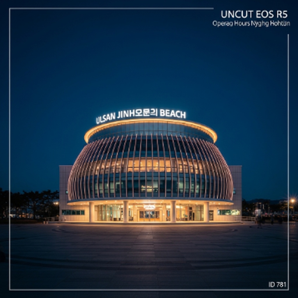 울산 진하 해수욕장 명선도 야간 조명 운영 시간 및 주차 정보