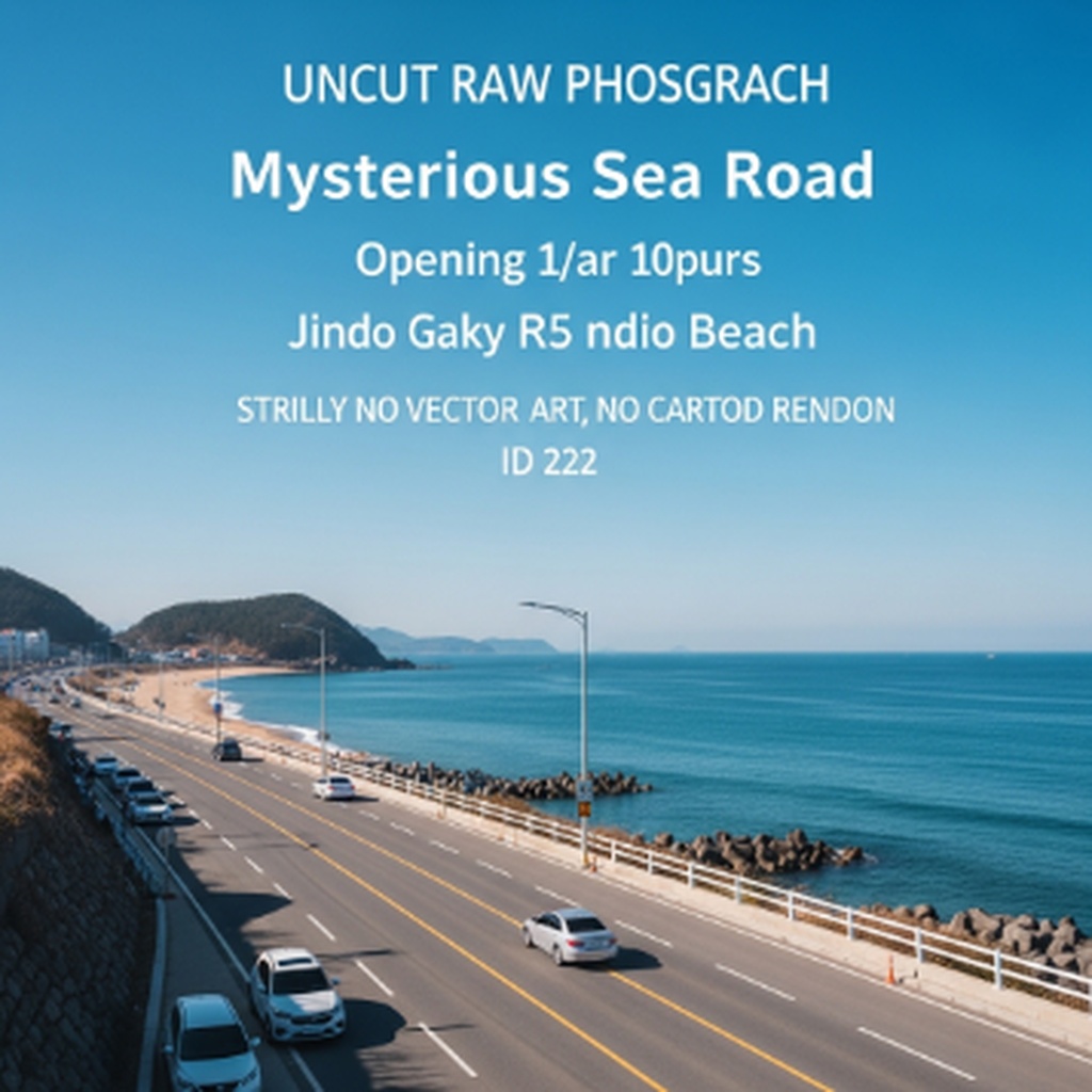 진도 가계 해수욕장 신비의 바닷길 열리는 시간 및 주차 안내