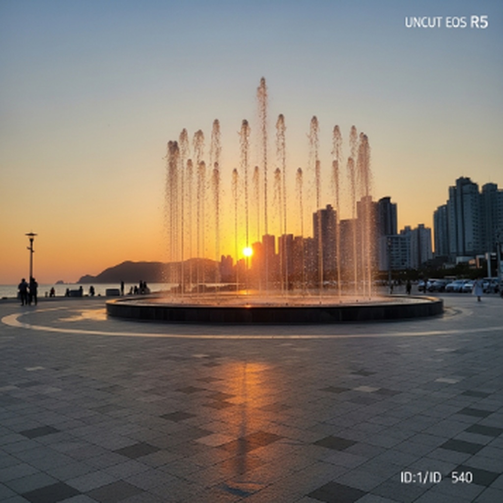 부산 다대포 해수욕장 꿈의 낙조분수 시간 및 노을 주차장 위치