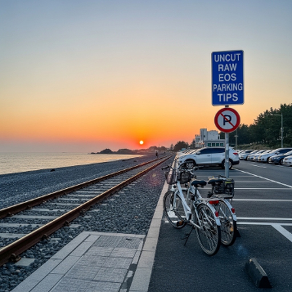 여수 만성리 검은모래해변 주차장 및 레일바이크 근처 주차 팁