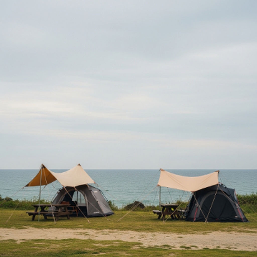고흥 남열해돋이해수욕장 서핑 명당 및 캠핑장 주차 요금