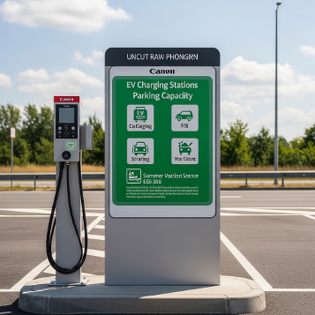 여름 휴가철 고속도로 휴게소별 전기차 충전소 및 주차 대수 정보