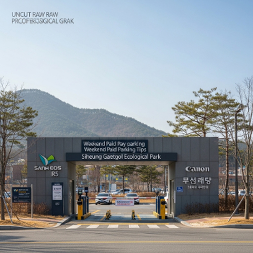 시흥 갯골생태공원 주말 유료 주차장 요금 및 사전 정산 팁