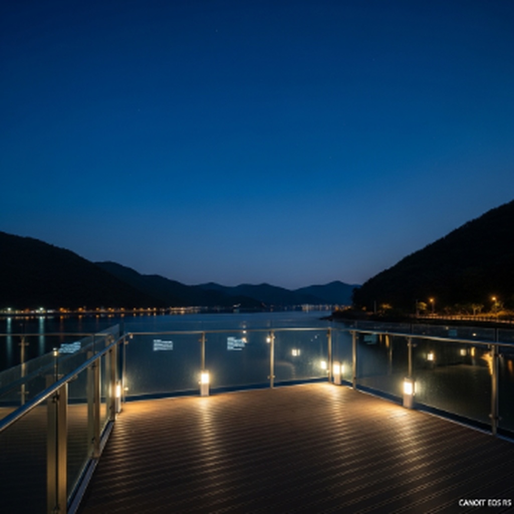 제천 의림지 용추폭포 유리전망대 야경 감상 포인트