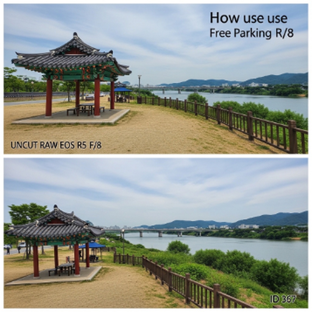 공주 공산성 맞은편 금강 둔치 무료 주차장 이용 방법