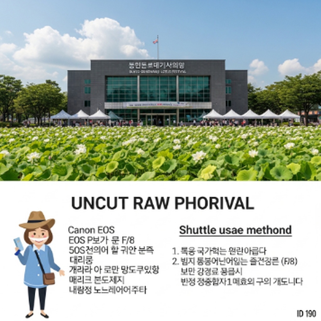 부여 궁남지 연꽃축제 주차장 위치 및 셔틀 이용 방법