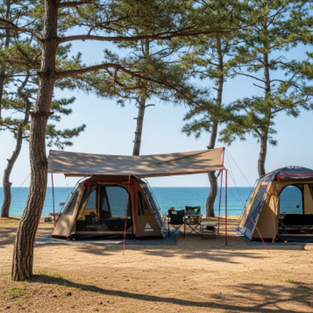 대천 해수욕장 텐트 설치 가능한 구역 및 야영장 예약 방법