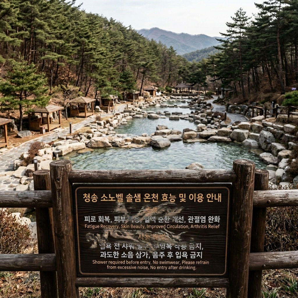 청송 소노벨 솔샘온천 힐링 노천탕 혜택과 이용 방법