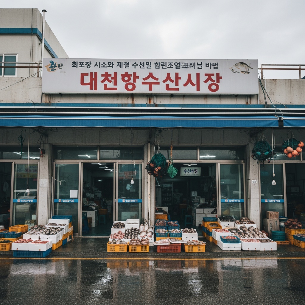 대천항수산시장 회포장 시세와 제철 수산물 합리적으로 즐기는 방법