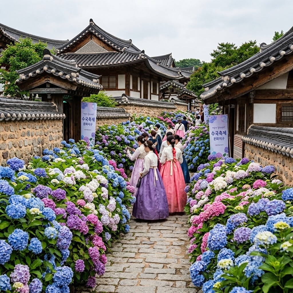 인생 사진 남기는 전국 수국축제 명소와 방문 전 필수 체크리스트