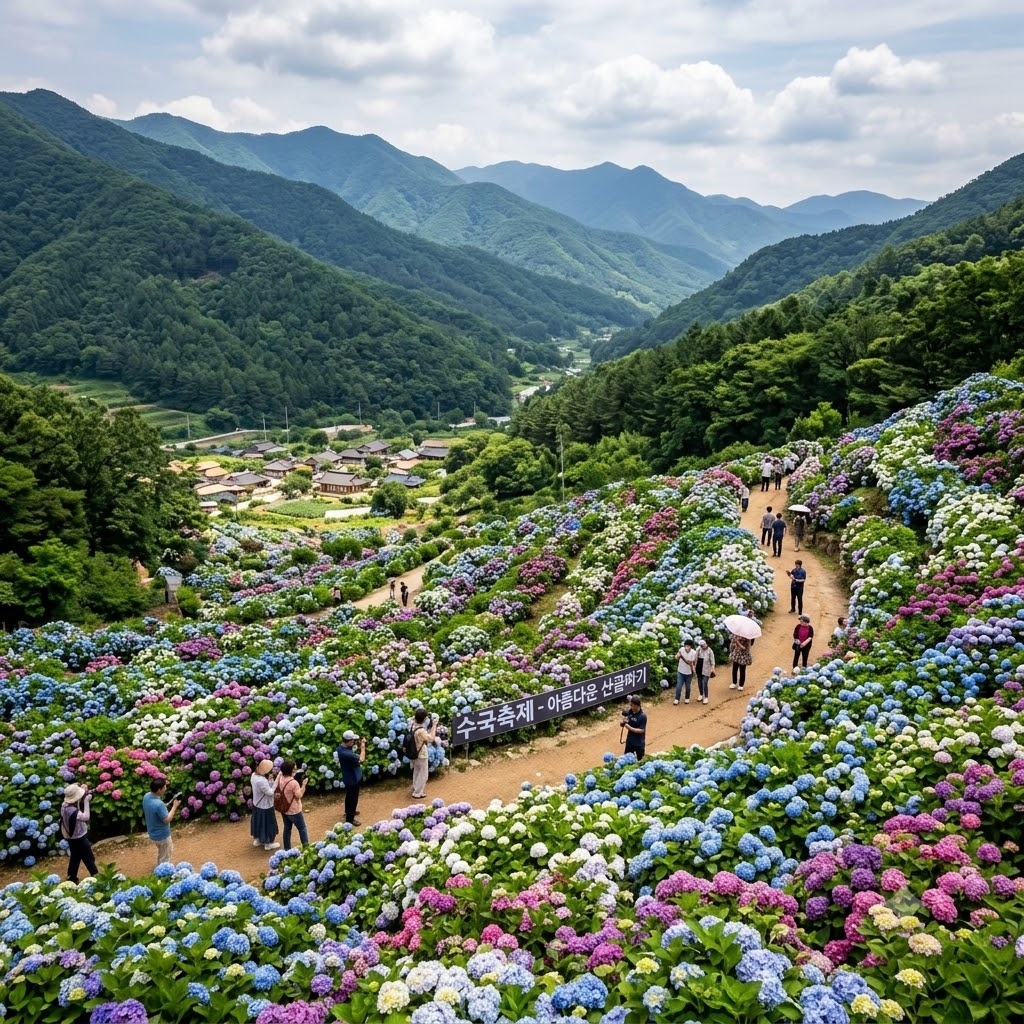 인생 사진 남기는 전국 수국축제 명소와 방문 전 필수 체크리스트