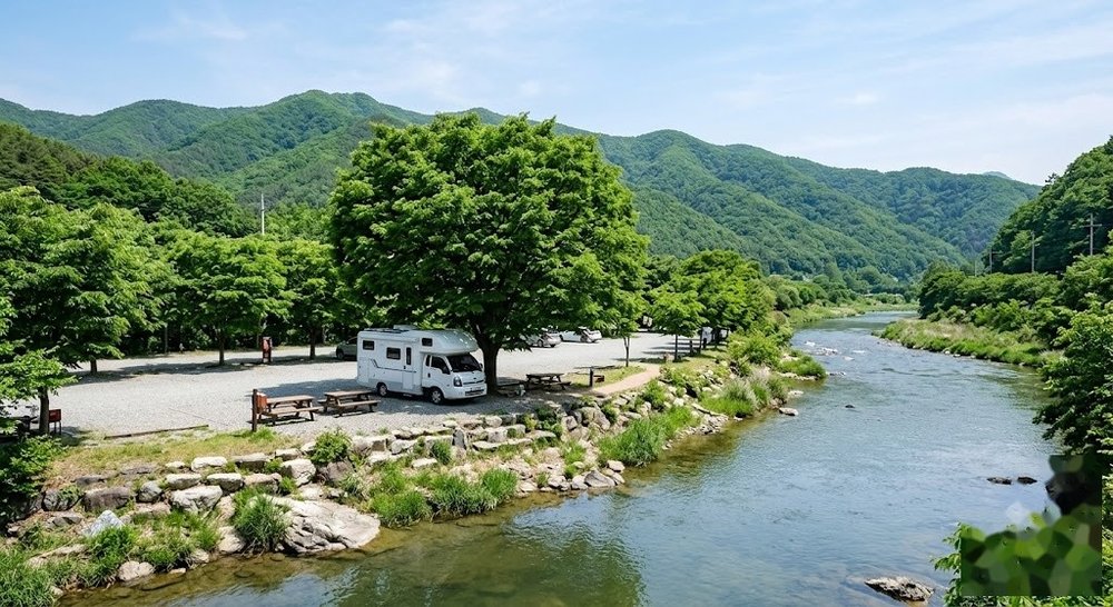 영월 차박지 3곳 비교 (주천둔치 무료 화장실 위치·당마루 2인 요금)