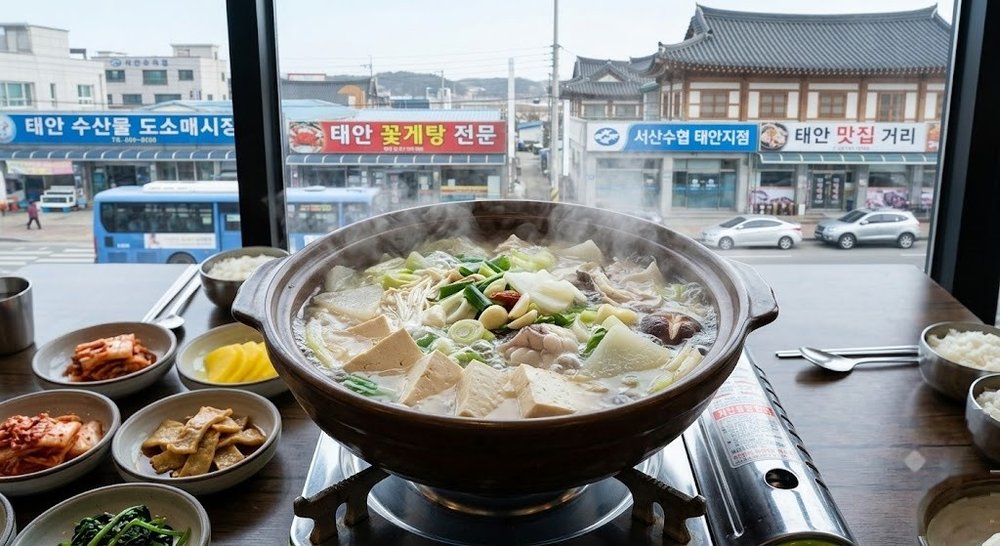 태안 향토음식 맑은 우럭젓국