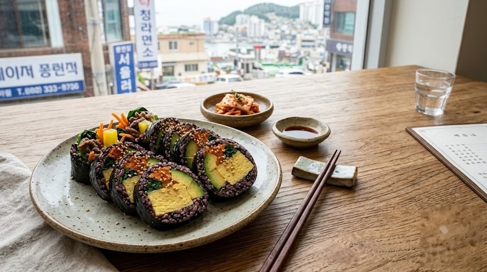 부산 식물원김밥 센텀점 주차와 웨이팅 피하는 배달 앱 픽업 방법