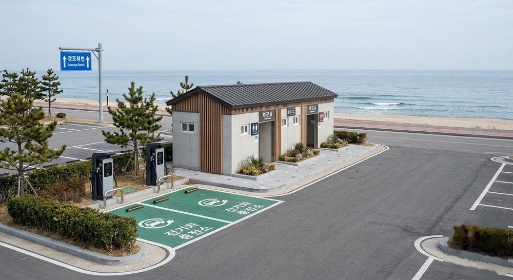 강릉 차박지 해변 명당 5곳 (화장실 위치-스텔스 규정)