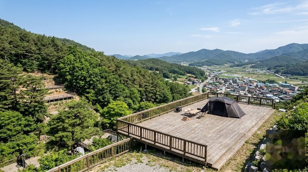 영암군 국민여가캠핑장 d1 사이트 크기와 주차 동선 및 편의시설 요금