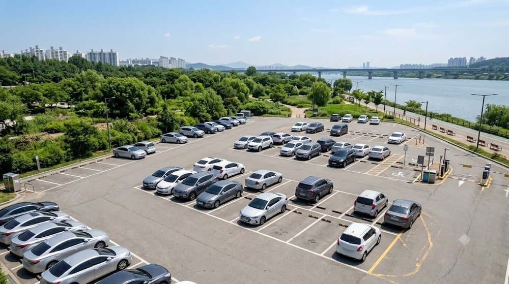 대저생태공원 p5 주차장 김해공항 3박 4일 무료 주차와 택시 경전철 동선