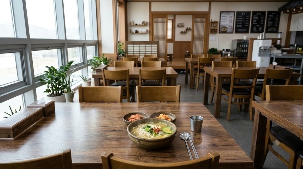 온천장역 혼밥하기 좋은 식당 내부